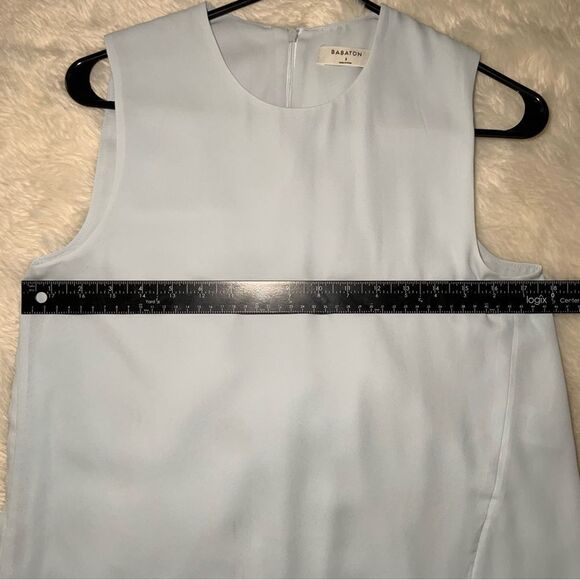 Sz Small Aritzia Babaton Light Blue Tank Blouse Top - Picture 4 of 10